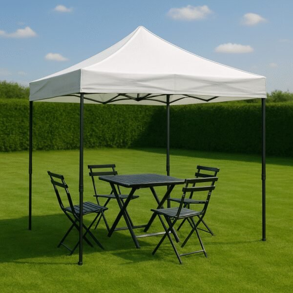 ГРАДИНСКА ШАТРА ТИП ХАРМОНИКА С КВАДРАТНИ ПРОФИЛИ